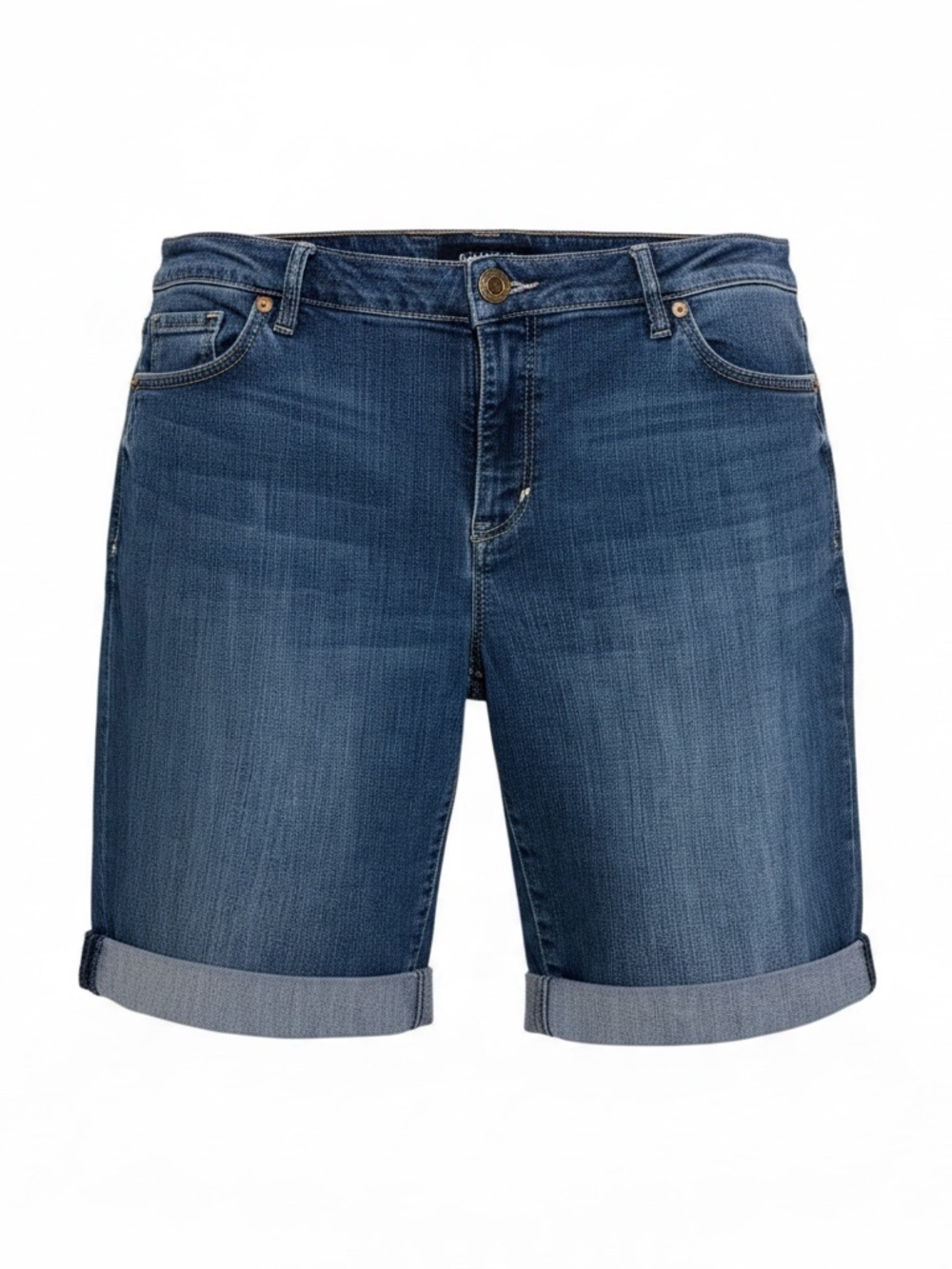 Bandolino Riley Size 14 Women's Long Bermuda Shorts Soft Jean Denim
